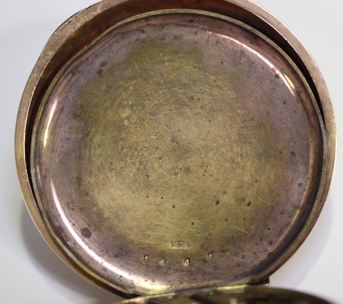 A gold cased keyless wind open-faced gentleman's pocket watch, last quarter of the 19th century, - Image 4 of 8