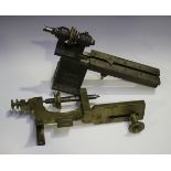 A collection of clock and watchmaker's lathes and other tools and accessories.Buyer’s Premium 29.