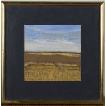 David Humphreys - 'Windy Day, Somerset', acrylic on board, signed in pencil recto,