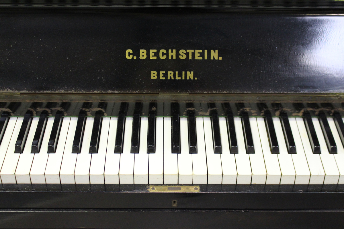 A late 19th century ebonized upright piano by C. Bechstein, Berlin, circa 1887, bearing serial - Image 5 of 5