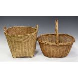 A group of 20th century wicker baskets and bowls.Buyer’s Premium 29.4% (including VAT @ 20%) of