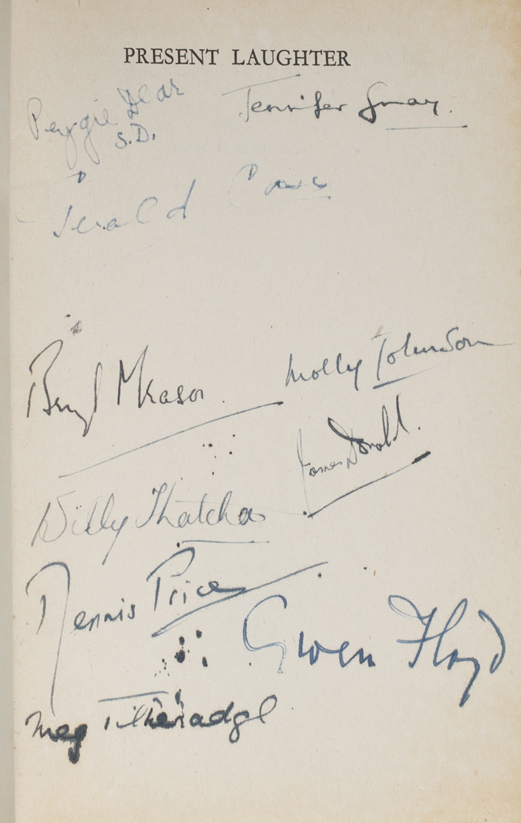 THEATRE. - Noel COWARD. Present Laughter. London: William Heinemann, 1943. First edition, signed - Image 4 of 5