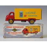 A Dinky Supertoys No. 923 Big Bedford van 'Heinz' with baked bean tin, boxed (some minor paint