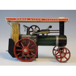 A Mamod TE1a traction engine (fired and paint chips).Buyer’s Premium 29.4% (including VAT @ 20%)