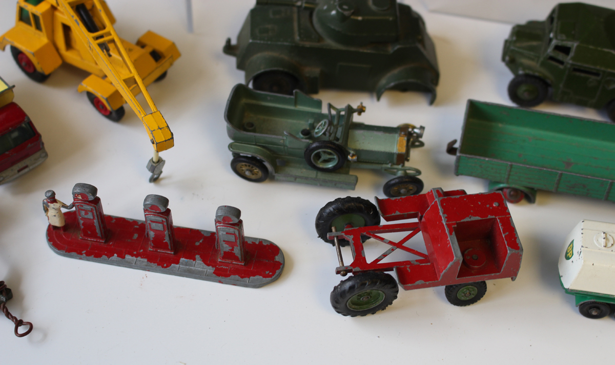 A small collection of Dinky Toys and Supertoys army vehicles, including a No. 651 Centurion tank and - Image 4 of 5