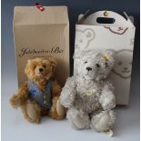 A modern Steiff limited edition mohair Century Bear, height 33cm, boxed with certificate, together