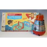 A Horikawa (S.H. Japan) tinplate battery-operated Super Space capsule 'United States', height
