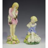 Two Royal Worcester porcelain figures, comprising Spring No. 3012, circa 1954, and My Favourite, No.