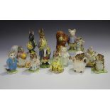 Fourteen Beswick Beatrix Potter figures, comprising Tom Kitten, BP-2 mark to base, Mr Benjamin