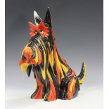 An Italian pottery model of a seated Scottish Terrier, mid-20th century, by Guido Cacciapuoti and