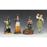 Four Royal Doulton figures, comprising Elsie Maynard, HN2902, The Pirate King, HN2901, Ruth, The