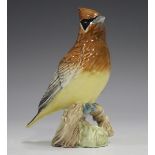 A Beswick cedar waxwing, No. 2184, height 11.7cm.Buyer’s Premium 29.4% (including VAT @ 20%) of