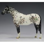 A Beswick appaloosa stallion, No. 1772, first version, height 20.3cm.Buyer’s Premium 29.4% (