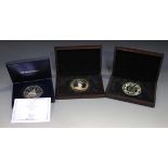 Five Westminster Mint proof commemorative medallions, including 'Portrait of a Princess', '