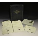 A part-set of forty-two Franklin Mint 'The Kings and Queens Collection' sterling silver