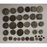 A large collection of 18th and 19th century Indian and Indian Colonial coinage, including six East