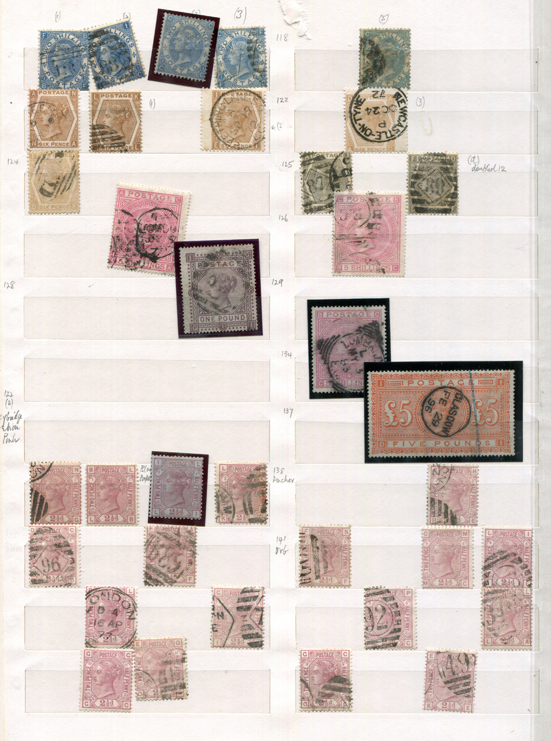 A collection of stock pages of Victoria surface printed stamps, 1856-1900 with many mint examples - Image 6 of 7