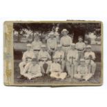 PHOTOGRAPHS. A collection of 20 photographs of sport interest, including six cabinet-size cards of