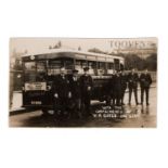 An album containing a good collection of approximately 123 photographic postcards of Worthing,