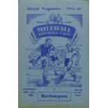FOOTBALL PROGRAMMES. A quantity of over 1200 club football programmes, 1955-1987, with the