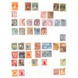 A large collection of world stamps in albums and folders, including Australian States, Cape of