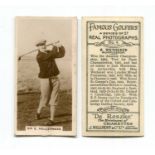 Three albums containing mostly Golf related cigarette and trade cards, numerous duplicates,