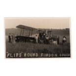 A collection of 38 photographic postcards of Findon Village and its West Sussex environs,