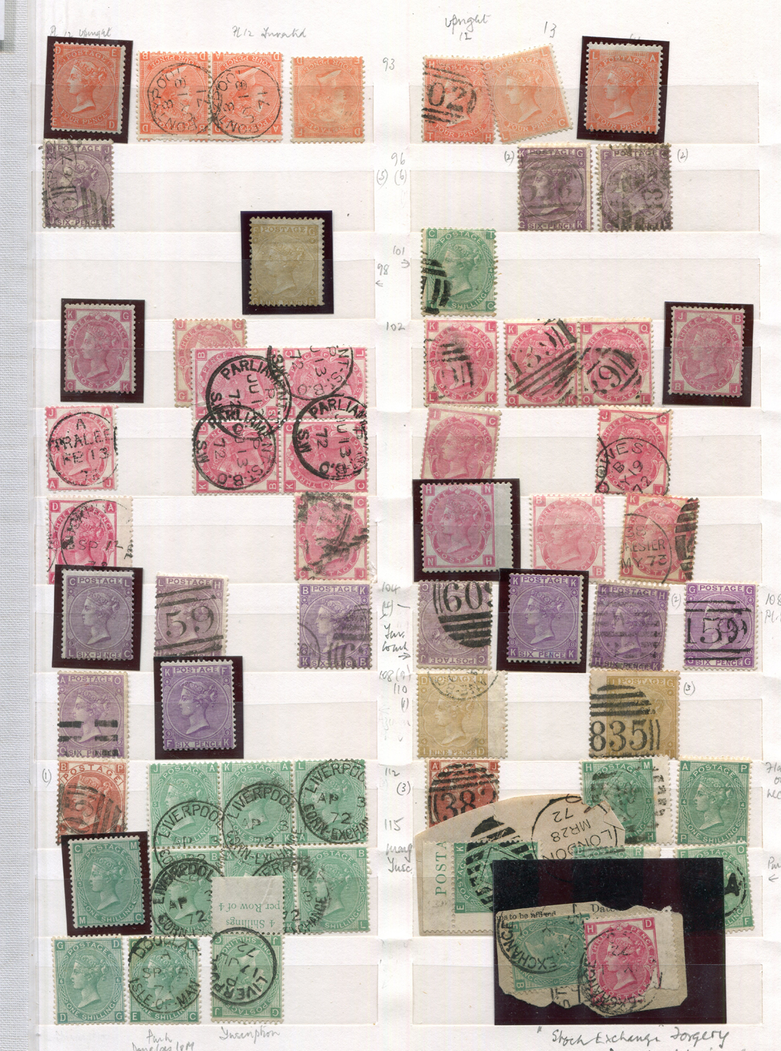 A collection of stock pages of Victoria surface printed stamps, 1856-1900 with many mint examples - Image 7 of 7