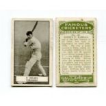 A collection of cigarette and trade cards, many relating to cricket, including approximately 123