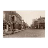 A collection of 50 photographic postcards of Lancing, Shoreham-by-Sea and Southwick, including