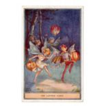 An album containing 60 artist postcards, all featuring fairies or goblins, including postcards by