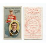 A group of 12 Salmon & Gluckstein 'Owners & Jockeys Series' cigarette cards, circa 1900.Buyer’s
