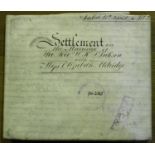 LEGAL DOCUMENTS. A collection of legal documents on vellum, the majority 18th century, including