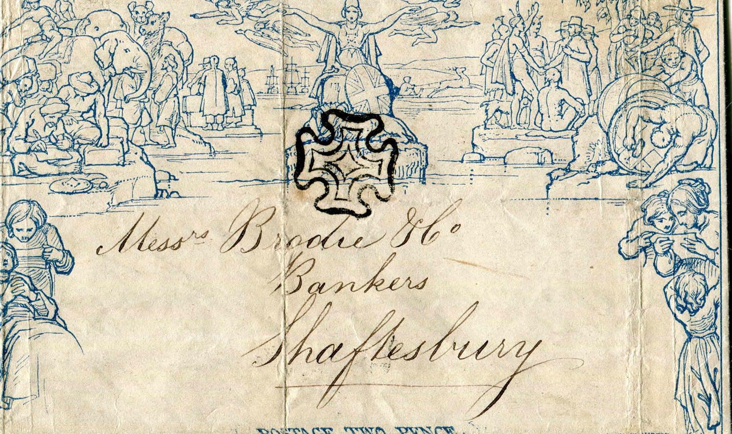 A group of Great Britain 1840 Mulready envelopes and letter sheets with two 1d mint, and two 2d - Image 6 of 15