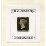 An album of Great Britain Victoria stamps, including eight 1840 1d blacks, mixed condition, two 1840