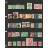 A collection of Great Britain used abroad stamps in three stock books and on stock cards, fine