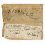 Two albums of postal history, including 1900-1902 Boer War covers, POW mail, WWI and WWII censors,
