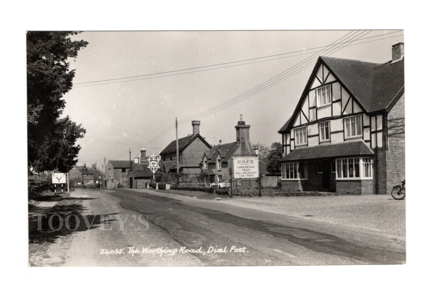 A collection of 19 photographic postcards of West Sussex, including postcards titled 'Shipley Post - Image 19 of 19