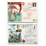 A small collection of RAF and army covers, including twenty-five signed covers.Buyer’s Premium 29.4%