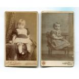 EPHEMERA & PHOTOGRAPHS. A collection of cartes-de-visite and cabinet-size photographs, scrap