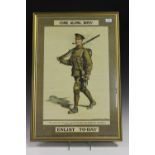 W.H. Caffyn - a First World War period printed colour lithograph Parliamentary Recruiting
