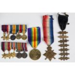 A 1914-15 Star to '4752 Pte A.Hall R.Lanc:R.', a 1914-19 Victory Medal to '4752 Pte.A.Hall. R.Lanc.