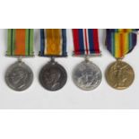 A 1914-18 British War Medal and a 1914-19 Victory Medal to '2373 Pte.E.Riddlesdale. 22-Lond.R.', a