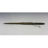 A Kiribati shark-toothed sword, Gilbert Islands, Micronesia, probably 19th century, the pointed