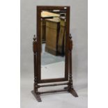 A modern solid oak cheval mirror by Bylaw, height 154cm, width 77cm.Buyer’s Premium 29.4% (including