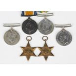 A group of five dress miniature medals, comprising Queen's South Africa Medal with six bars, 1914-15