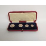 A 1905 Maundy money four coin set in original box.