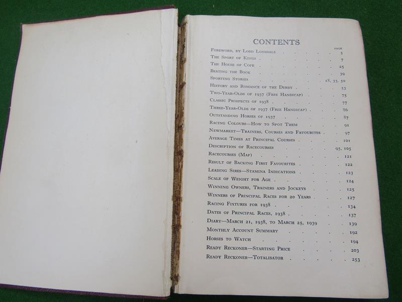 Thirteen Books - 'Cope's Racegoer's Encyclopaedia', edited by Alfred Cope 1938/9, 1950, 1952/1959, - Image 2 of 6