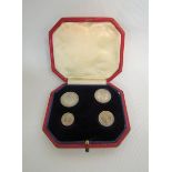 A 1906 Maundy money four coin set in original box.