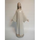 A Lladro porcelain figure - Jesus, model no.5167, 39.5cn h.